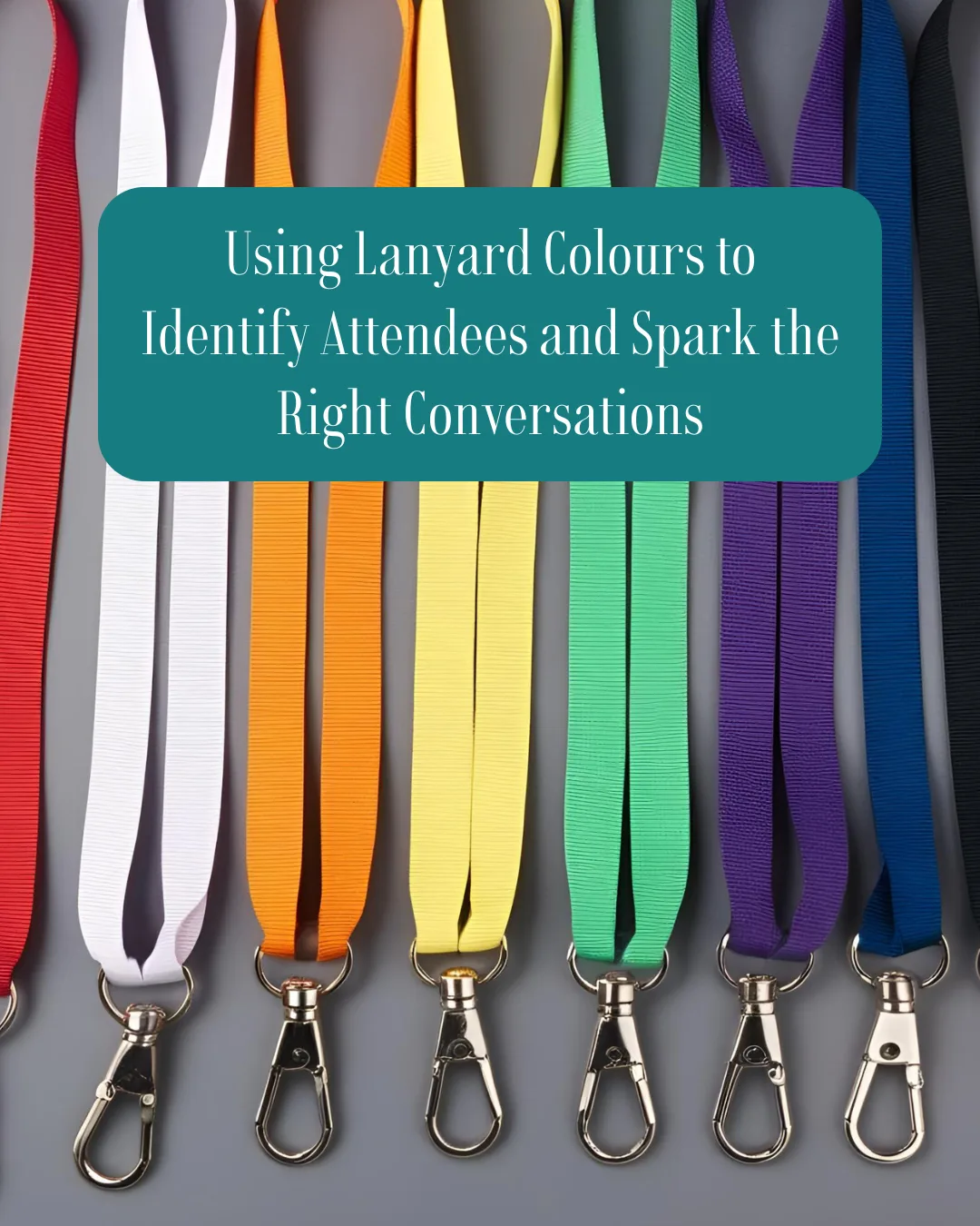 Using Lanyard Colours to Identify Attendees But one of our clients recently tried something a bit different—and it worked even better than expected: they used lanyard colours.