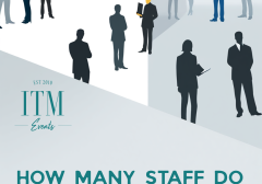 How Many Staff Do You Really Need On-Site to Execute a 3-Day Conference?
